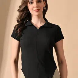 IUGA Women Fitted Shirt Style Top-picture-14