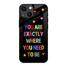 QRIOH Typography Printed iPhone 14 Plus Back Case Mobile Accessories-picture-4