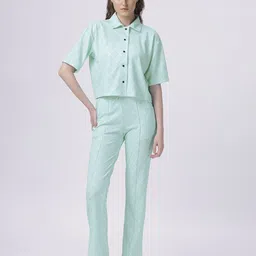 BABA YAGA Printed Shirt & Trouser Co-Ords Set-image-98