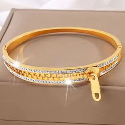 DIVASTRI Women Antique Gold-Plated Kada Bracelet-56