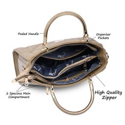 Speed X Fashion Structured Handheld Bag with Quilted image 3