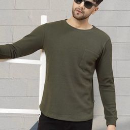 Rigo Long Sleeves Pure Cotton T-shirt-image-54