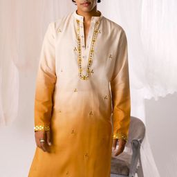5 Stitch Men Embroidered Regular Kurta with Pyjamas-42