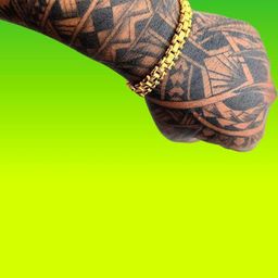Dynamic Retail Global Men Gold-Plated Stainless Steel Link Bracelet-image-21