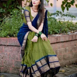 MANMOHITSAREE Zari Ready To Wear Lehenga & Blouse With Dupatta-picture-49