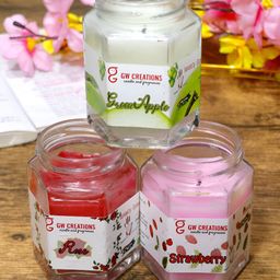 Aura Pink 3 pieces Jar Candle-image-46