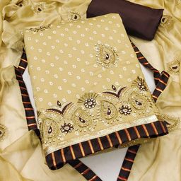 KALINI Embroidered Pure Cotton Unstitched Dress Material-image-96