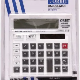 OT-512 WTC Calculator Dual Power, 12 Digit, Check & Correct, Mirror Button- Grey OT-512 WTC Calculator Dual Power, 12 Digit, Check & Correct, Mirror Button- Grey Basic Calculator-picture-23