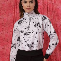 TANDUL Women Mock Collar Sweatshirt-image-5