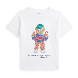 Polo Ralph Lauren Boys Polo Bear Printed Pure Cotton Jersey T-Shirt-picture-40