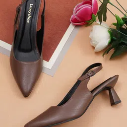 LUXY SHOE Women Stiletto Heel Pumps-image-9