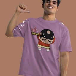 Broke Memers Men Cotton Graphic Printed Oversized Fit T-Shirt-image-34