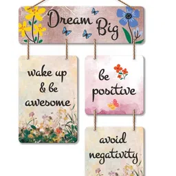 Tiny Shiny Multicoloured MDF Wall Decor-picture-20