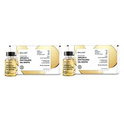 BRILLARE 16 Pcs Argan & Phytolipid Oil Shots For Dry & Frizzy Hair - 6ml Each-picture-40