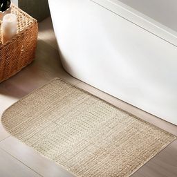 Home Centre Beige Textured Anti-Slip 1400 GSM BathRugs-image-51
