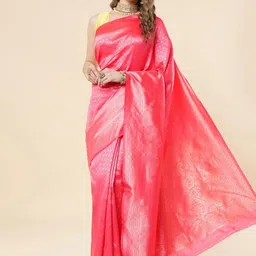 KALINI Woven Design Pure Silk Banarasi Saree-picture-17