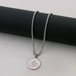 LAKSH Silver-Plated Circular Pendants-image-66