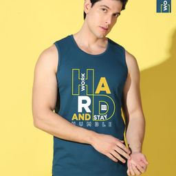 WOOSTRO Men Typography 2 Printed Raw Edge Slim Fit T-shirt-image-79