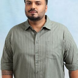 HIGHLANDER Men Opaque Striped Casual Shirt-picture-24