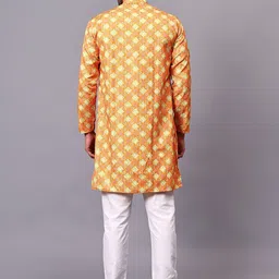 Yugnik Men Regular Thread Work Kurta with Pyjamas image 5