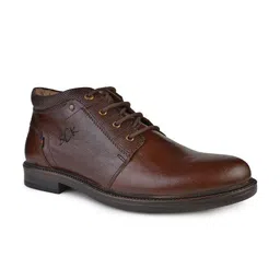 Buckaroo Men Natural Leather Lace-Ups Casual Derbys-picture-35