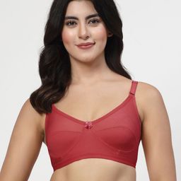 LILY Solid Full Coverage Non Padded Non-Wired Regular Everyday Bra-10