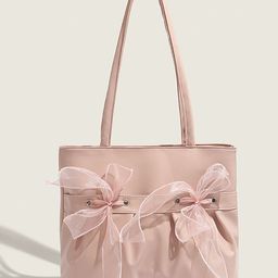 StyleCast x Revolte Women Solid Shopper Tote Bag-image-29