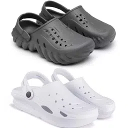 BERSACHE Set Of 2 Men Ultra Soft Technology Clogs-picture-1