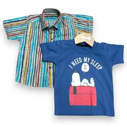 BAESD Boys Relaxed Multi Stripes Opaque Striped Party Shirt-image-81