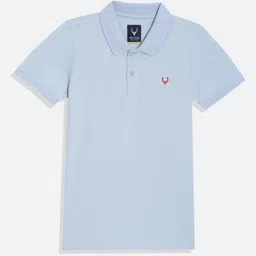 Allen Solly Junior Boys Solid Polo Collar Cotton T-shirt-image-21