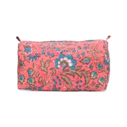 Block N Style Unisex Floral Printed Pure Cotton Makeup Pouch-image-70