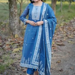 KALINI Unstitched Dress Material-image-48