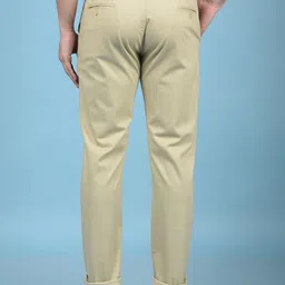 Crimsoune Club Men Printed Smart Slim Fit Chinos Trousers-picture-0