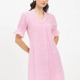 Imfashini Women Striped A-Line Dress-picture-10