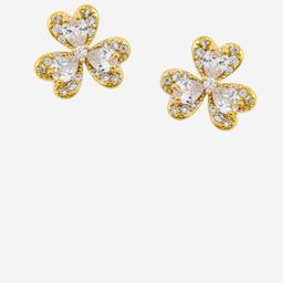 Kushal's Fashion Jewellery Gold-Plated Zircon Studded Party Classic Studs Earrings image 2