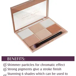 GLAM21 Set Of 2 Total Effect Highlighter - 01 With Color Match Foundation - Light Medium image 4