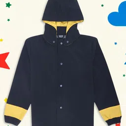 HOUSE OF VEDAS Kids Waterproof Rain Jacket With Hood-image-64