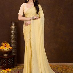 KALINI Zari Poly Chiffon Designer Patola Saree-image-83