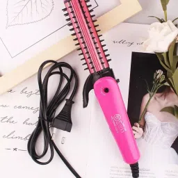 Oneness NHC-8890, 3 in 1 - Hair Straightener, Hair Curler & Hair Crimper NHC8890 3 IN 1 Professional Hair Straightener Crimper Roller For Women HS21 Hair Styler-16