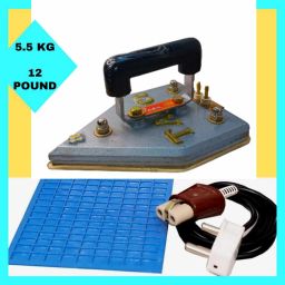 Special 5.5 kg Brass laundry electric iron, Made in India, with pluck and wire 800 W Dry Iron-image-33
