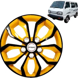 prigan Omni Vision Black Yellow 12 INCH Wheel Cover For Maruti Omni-picture-21