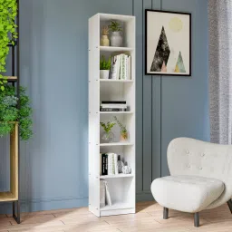 Whitman 6 compartment Engineered Wood Open Book Shelf-18