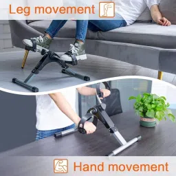 qiyang sales Mini Cycle Pedal Exerciser with Adjustable Resistance Level Mini Pedal Exerciser Cycle image 3