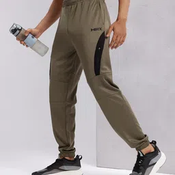 HRX by Hrithik Roshan Men Rapid-Dry Running Joggers with Panelling Design-picture-31