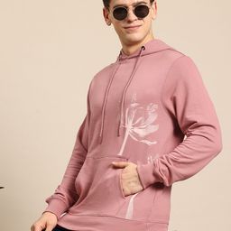 Mast & Harbour Men Printed Hooded Sweatshirt-picture-53