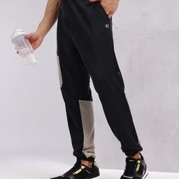 HRX by Hrithik Roshan Men Colourblocked Mid-Rise Rapid-Dry Regular Fit Running Joggers-picture-17