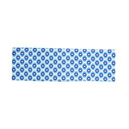 Alina decor White & Blue Digital Printed Table Runner image 2