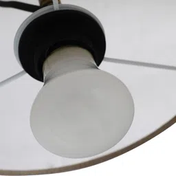 SANDED EDGE White Arc Floor Lamp with One Shelf image 2