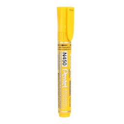 Pentel Permanent Marker Pen Plastic Yellow for Home, School & Office Use, N450-image-87