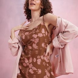 DressBerry Floral Print A-Line Midi Dress-image-35